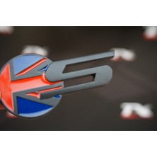 DK Tuning Jaguar S English Flag Metal 3m Bagaj Yazı Logo Amblem