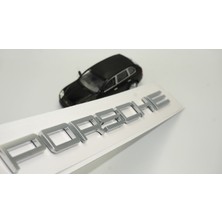 DK Tuning Porsche Bagaj Yazı Logo Mat Krom Renk Orjinal Ürün