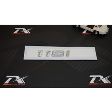 DK Tuning Bmw 118I Bagaj Krom Metal 3m 3D Yazı Logo