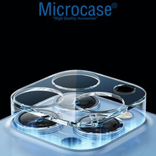 Microcase iPhone 11 Pro 3D Kamera Camı Lens Koruyucu Glass Şeffaf Night Beat Version