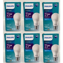 Philips Essential LED Lamba 13W - 100W E27 Duy 6500K Beyaz Işık( 6 Lı Paket)