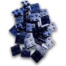 LEGO Orijinal Parçalar - Plate 2 x 2 Siyah (10 Adet)