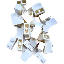LEGO Orijinal Parçalar - Brick 1 x 2 Beyaz (10 Adet)