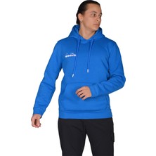 Diadora Bergamo - Erkek Saks Pamuklu Spor Sweatshirt - DDBER1030016