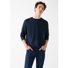 Mavi Lacivert Sweatshirt