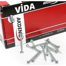 4 x 50 Sunta Vidası Çinko (500 Adet)