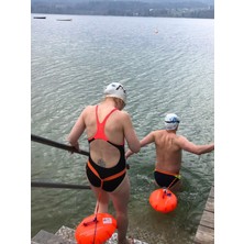 Swimsecure Turuncu Yüzme Şamandırası - Tow Float
