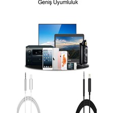 Kılıfmania Lightning To 3.5mm Aux Ses Kablosu Çevirici Dönüştürücü Kablo 1 Metre - Beyaz