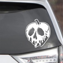 TSC Halloween Cadılar Bayramı Araba Sticker 16CM Beyaz Renk