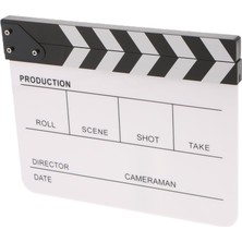 Sharplace Lovoski Yönetmen Tv Film Film Aksiyon Slate Clap Cut Prop White (Ingilizce) (Yurt Dışından)