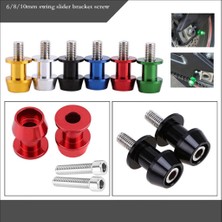 Stshop 2pcs Motosiklet Cnc Swing Arm Makaralar Kaydırıcıları Stand Bobins 8mm (Yurt Dışından)