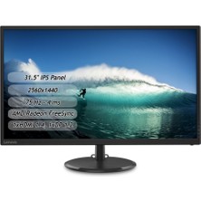 Lenovo D32Q-20 65F7GAC1TK 31.5" 4ms 75Hz Freesync IPS Wled Monitör