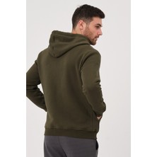 Unisex Fermuarlı Kanguru Cep 3 İplik Sweatshirt İçi Polar
