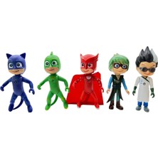 UDATOYS Pijamaskeliler Büyük Boy Karakterler Pjmasks Oyuncak 5li Set