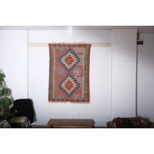 Kadriye Yakar El Dokuması Kök Boya Koyun Yünü Kilim