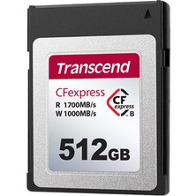 Transcend 512GB CFE820 Cfexpress Tip B Hafıza Kartı TS512GCFE820