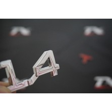 DK Tuning Audi 1.4 T Bagaj Krom Metal 3m 3D Yazı Logo Orjinal Ürün