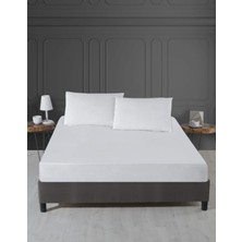 AY Home Tek Kişilik Sıvı Geçirmez Pamuklu Terletmez Yatak Alezi 120x200 cm Ergonomik Kenar Özelliği