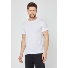 Mmetalic Metalıc Erkek Çok Renkli T- Shirt Regular Fit Rahat Kesim Bisiklet Yaka Basic Tişört