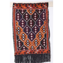 Kadriye Yakar El Dokuması Kök Boya Cicim Tekniği (Ters Dokuma) Kilim