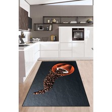 Napoli Home Dijital Baskılı Kaymaz Taban Yıkanabilir Kolay Temizlenir Mutfak Halısı NDM-HT-1551