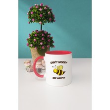 Dont Worry Be Happy Kupa Bardak Kırmızı