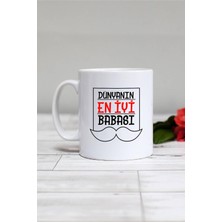 Hedizu Dünyanın En Iyi Babası Babaya Hediye Kupa Bardak Beyaz