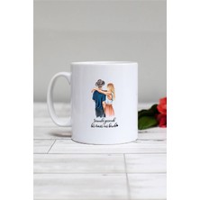 Hedizu Sevgiliye Hediye Kupa Bardak Beyaz