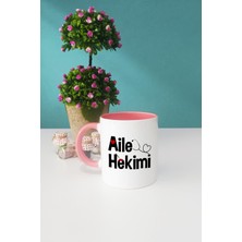 Aile Hekimi Doktora Hediye Kupa Bardak Pembe