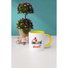 Hedizu En Tatlı Endüstri Mühendisi Hediye Kupa Bardak Sarı