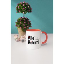 Aile Hekimi Doktora Hediye Kupa Bardak Turuncu