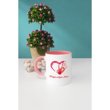 Varlığım Varlığına Annem Kupa Bardak Pembe