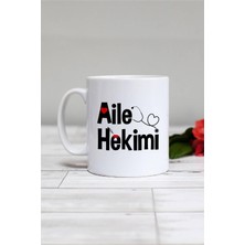 Aile Hekimi Doktora Hediye Kupa Bardak Beyaz