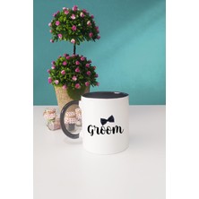 Hedizu Groom Damat Hediye Kupa Bardak Siyah