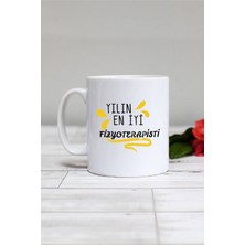 Hedizu Yılın En Iyi Fizyoterapisti Fizyoterapiste Hediye Kupa Bardak Beyaz