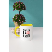 Dayıya Hediye Kupa Bardak Sarı