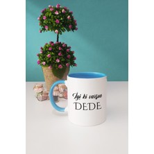 Hedizu Iyi Ki Varsın Dede Dedeye Hediye Kupa Bardak Mavi