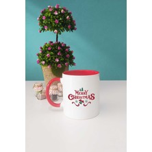 Merry Christmas Yılbaşı Hediyesi Kupa Bardak Kırmızı