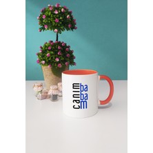 Hedizu Babaya Hediye Canım Babam Kupa Bardak Turuncu