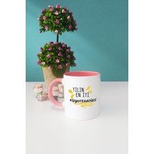Yılın En Iyi Fizyoterapisti Fizyoterapiste Hediye Kupa Bardak Pembe