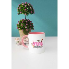 Hedizu Almanca Öğretmeni Hediye Kupa Bardak Pembe