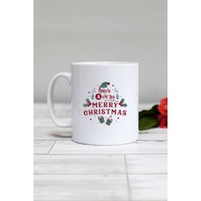 Merry Christmas Yılbaşı Hediyesi Kupa Bardak Beyaz