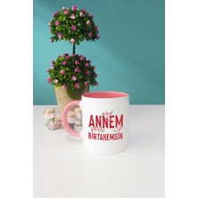 Annem Birtanemsin Kupa Bardak Pembe