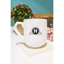 H Harfli Kupa Bardak Oval