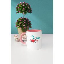 Hemşireye Hediye I Am Nurse Kupa Bardak Pembe