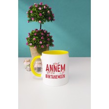 Annem Birtanemsin Kupa Bardak Sarı