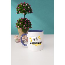 Hedizu Yılın En Iyi Öğretmeni Öğretmene Hediye Kupa Bardak Lacivert