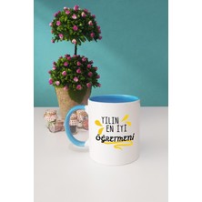 Hedizu Yılın En Iyi Öğretmeni Öğretmene Hediye Kupa Bardak Mavi