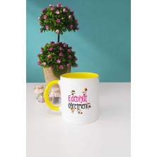 Hedizu Edebiyat Öğretmeni Öğretmenler Günü Hediyesi Kupa Bardak Sarı