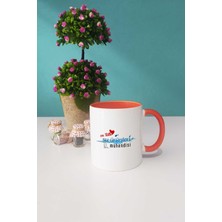 Hedizu En Tatlı Su Ürünleri Mühendisi Kupa Bardak Turuncu